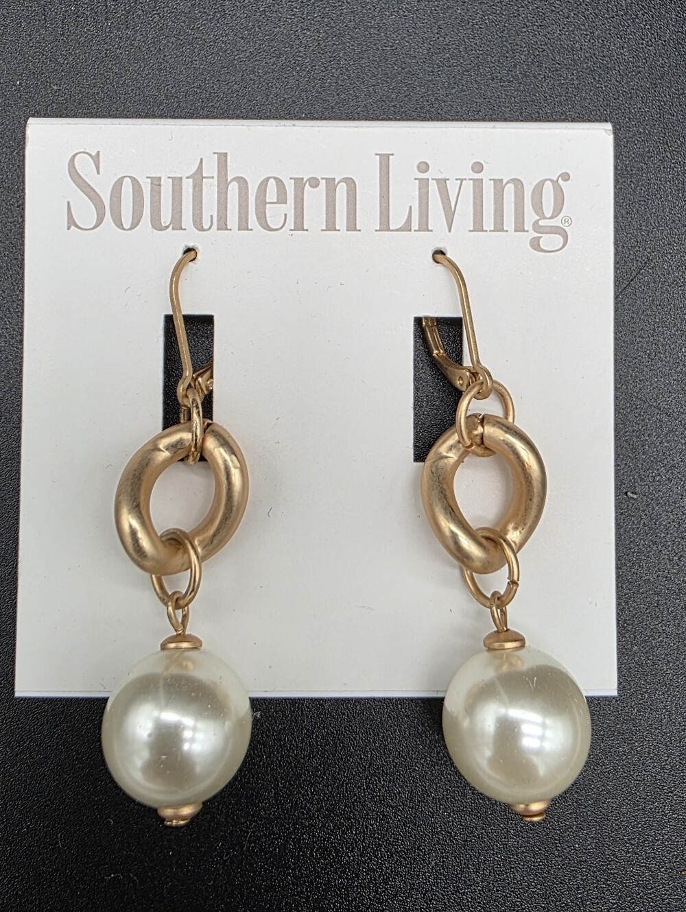 Soithern Living Gold-Tone Twisted Hoop Earrings - Shiny Finish